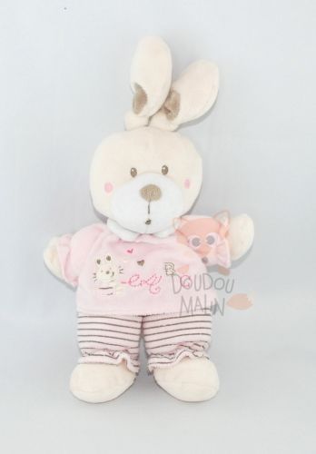  laline lapin abc rose blanc gris 